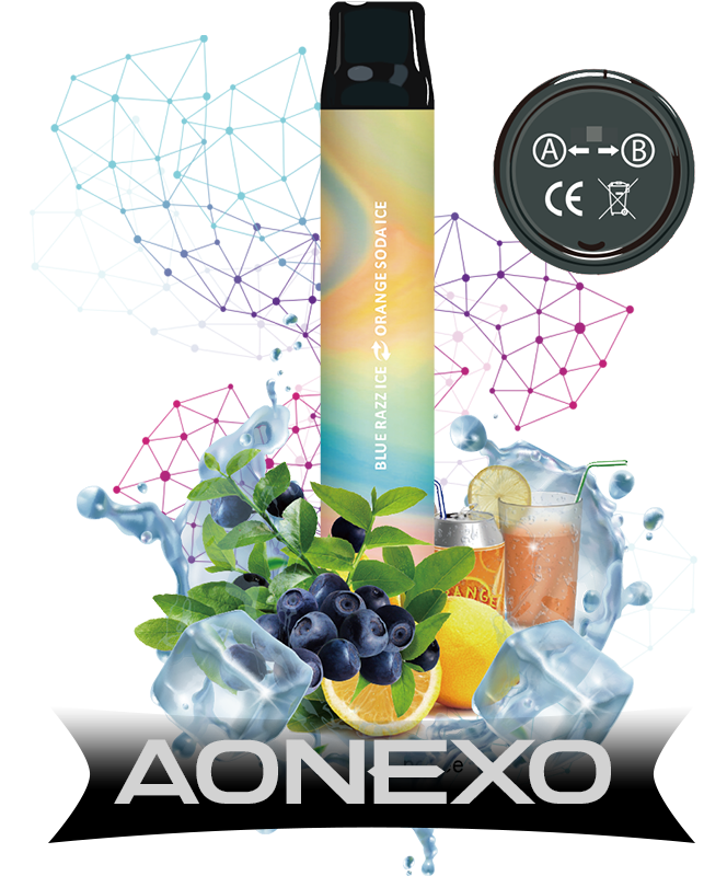 AONEXO-DF1800 Blue Razz Ice &...